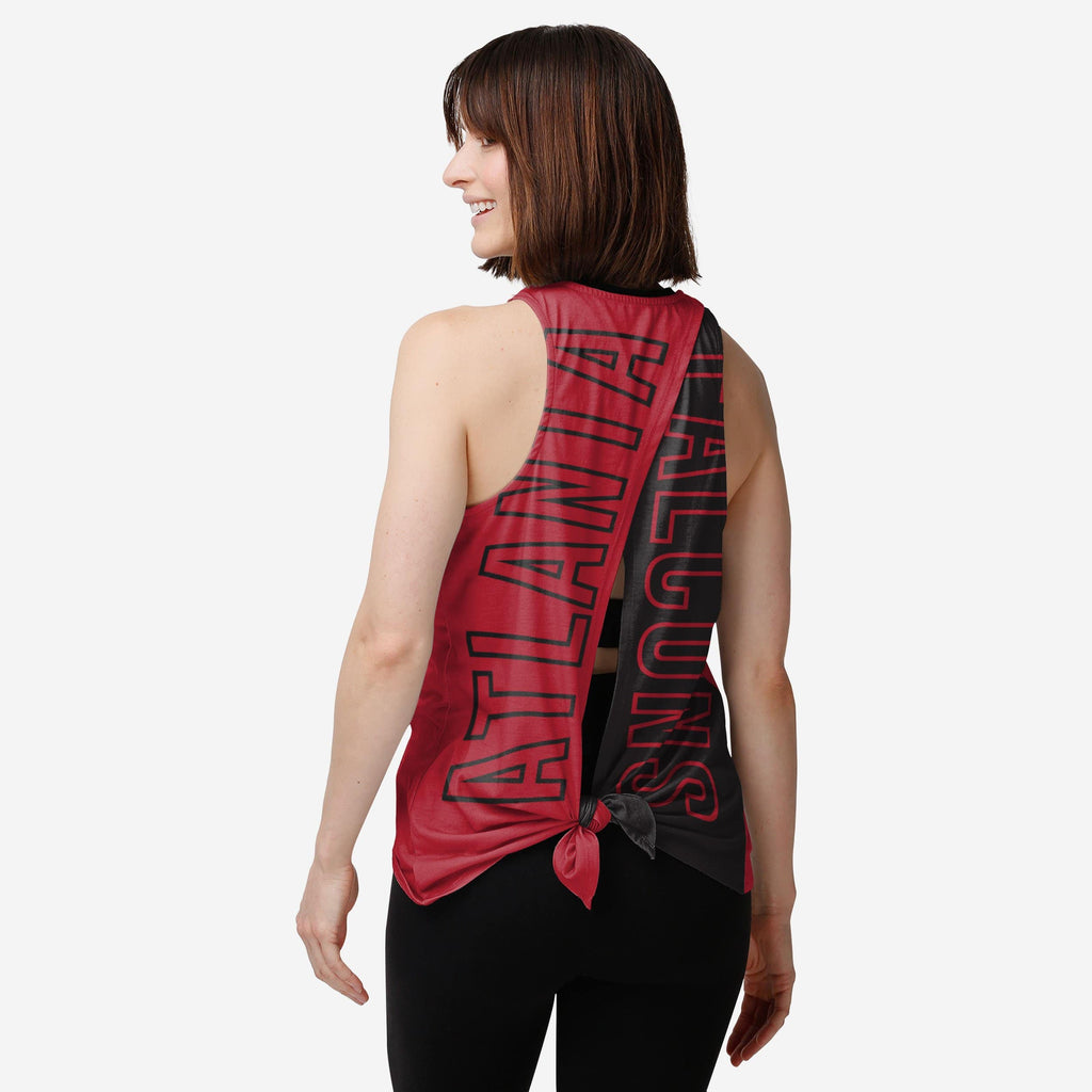 Atlanta Falcons Womens Tie-Breaker Sleeveless Top FOCO S - FOCO.com