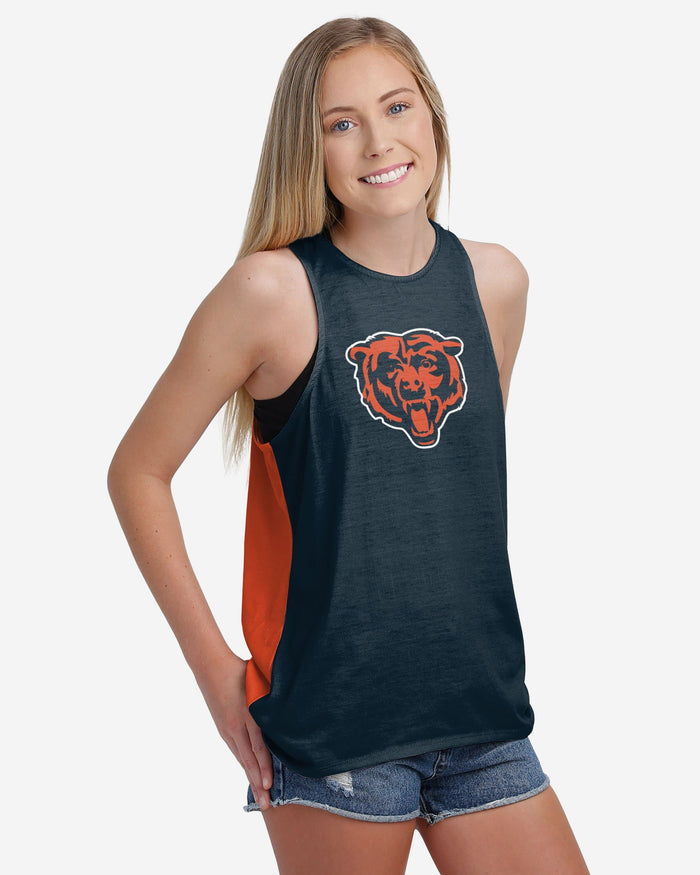 Chicago Bears Womens Tie-Breaker Sleeveless Top FOCO - FOCO.com
