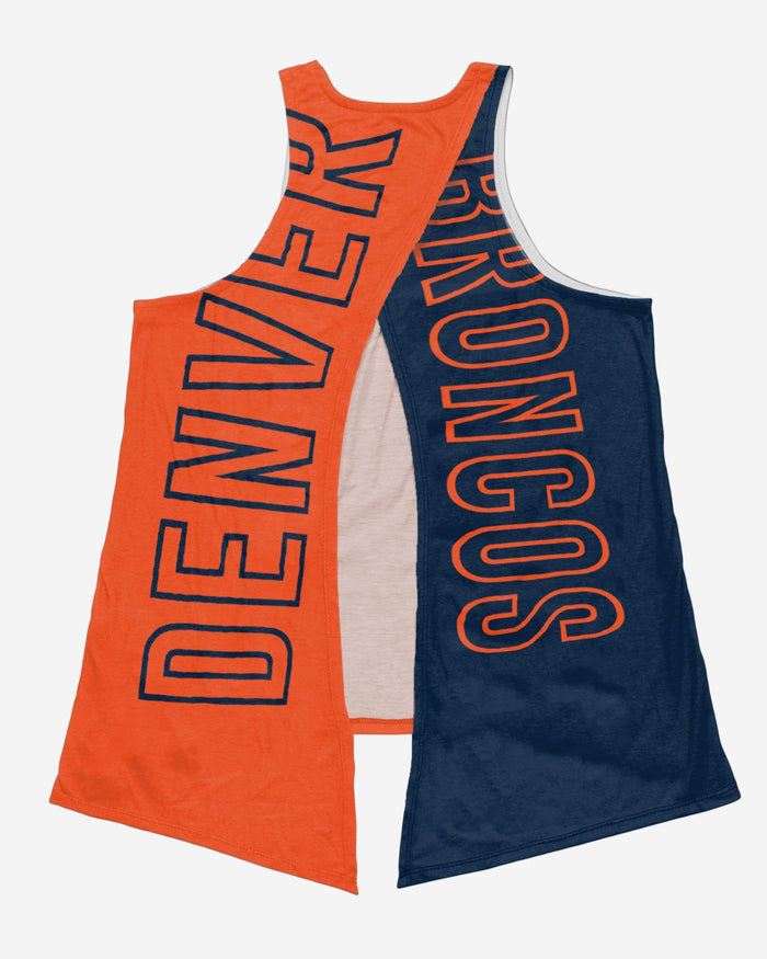 Denver Broncos Womens Tie-Breaker Sleeveless Top FOCO - FOCO.com