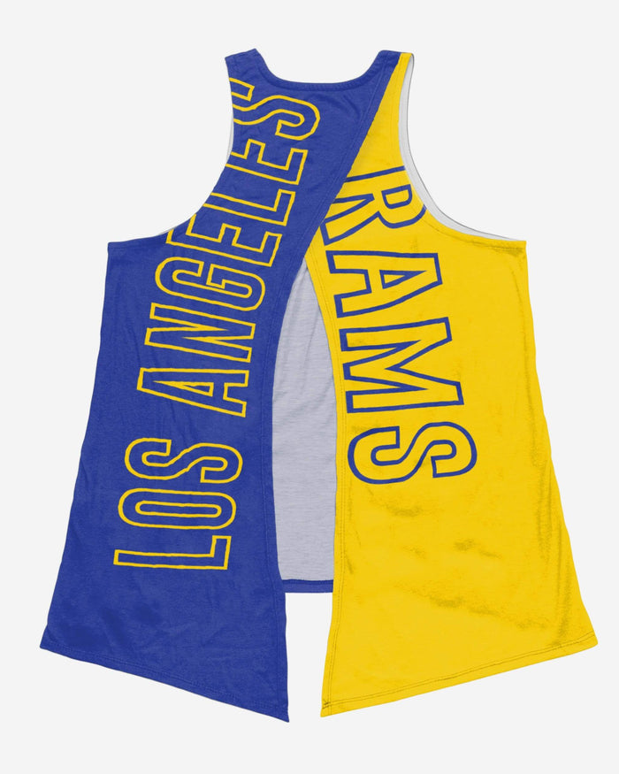 Los Angeles Rams Womens Tie-Breaker Sleeveless Top FOCO - FOCO.com