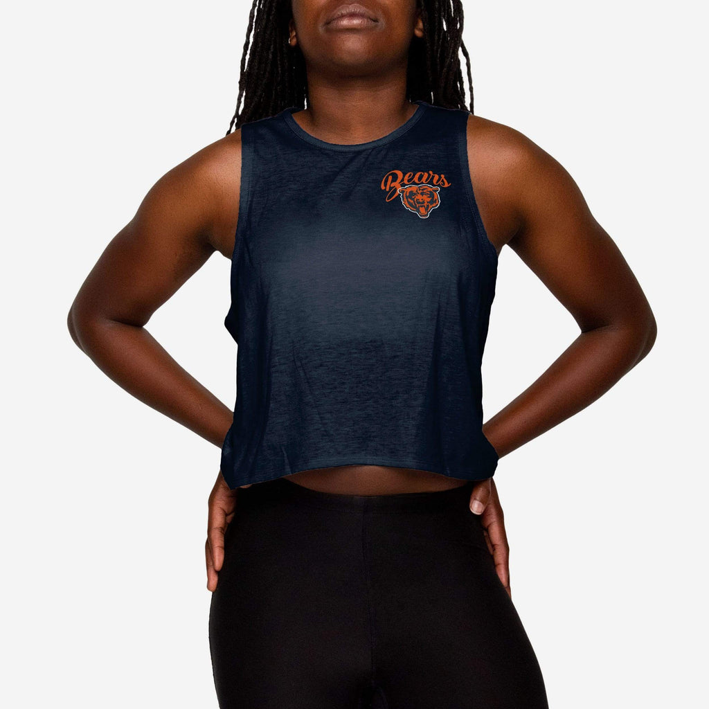 Chicago Bears Womens Croppin' It Sleeveless Top FOCO S - FOCO.com