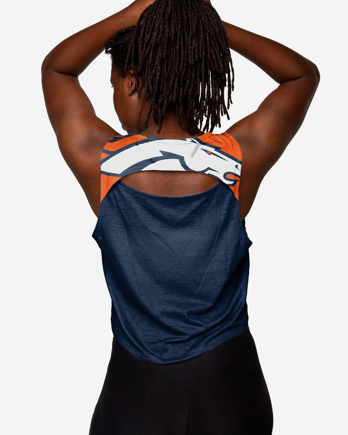 Denver Broncos Womens Croppin' It Sleeveless Top FOCO - FOCO.com