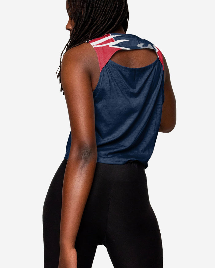 New England Patriots Womens Croppin' It Sleeveless Top FOCO - FOCO.com