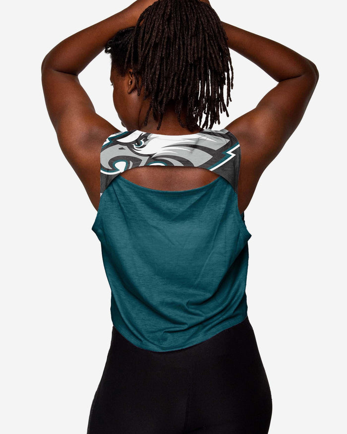 Philadelphia Eagles Womens Croppin' It Sleeveless Top FOCO - FOCO.com