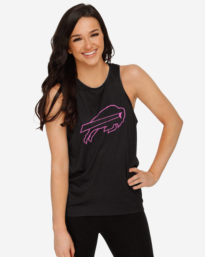 Buffalo Bills Womens Highlights Tie-Breaker Sleeveless Top FOCO - FOCO.com