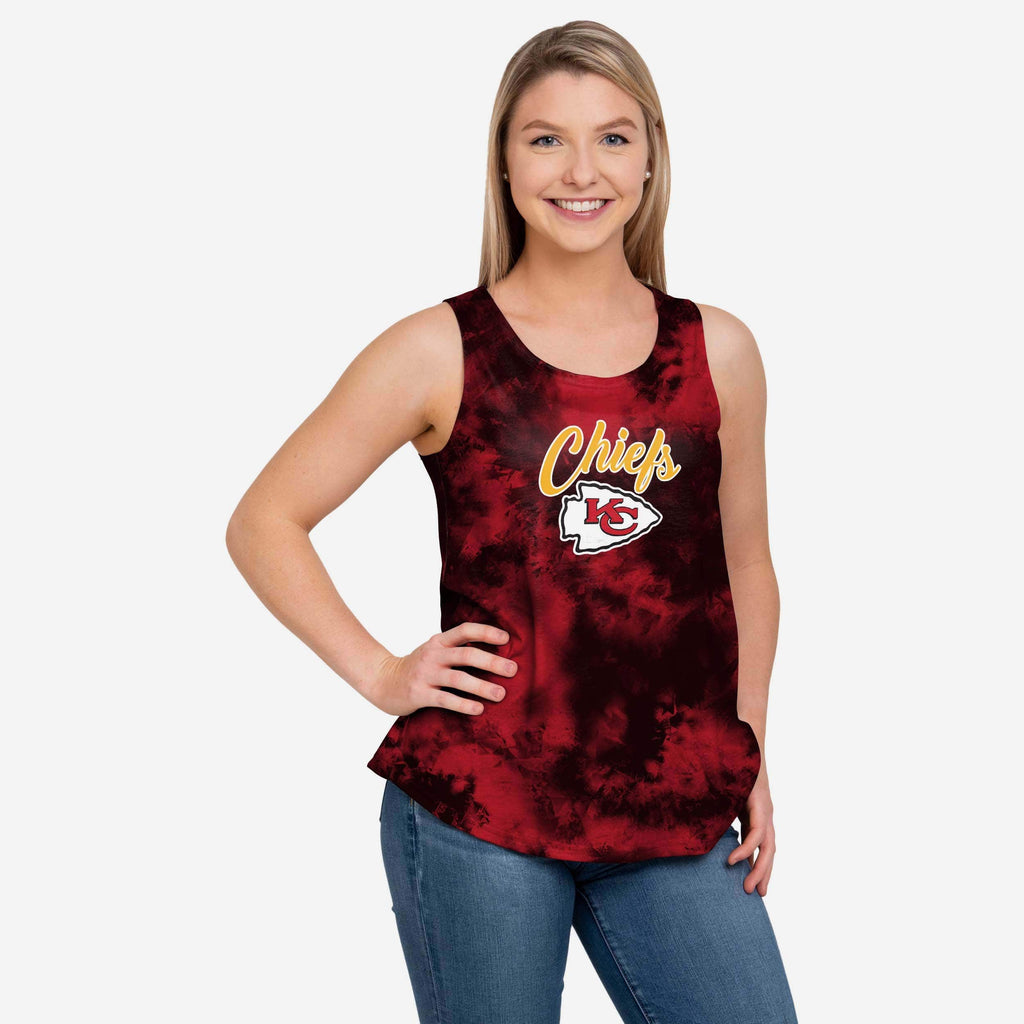 Kansas City Chiefs Womens To Tie-Dye For Sleeveless Top FOCO S - FOCO.com