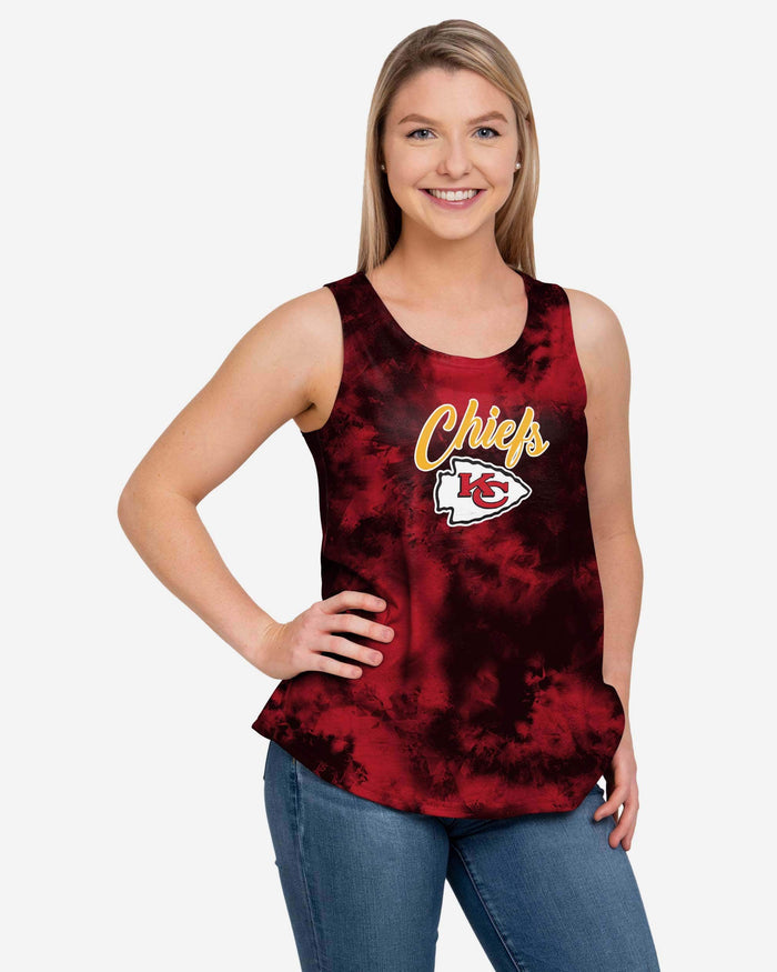 Kansas City Chiefs Womens To Tie-Dye For Sleeveless Top FOCO S - FOCO.com