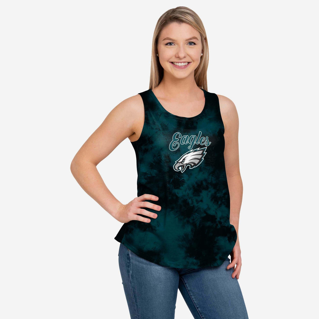 Philadelphia Eagles Womens To Tie-Dye For Sleeveless Top FOCO S - FOCO.com