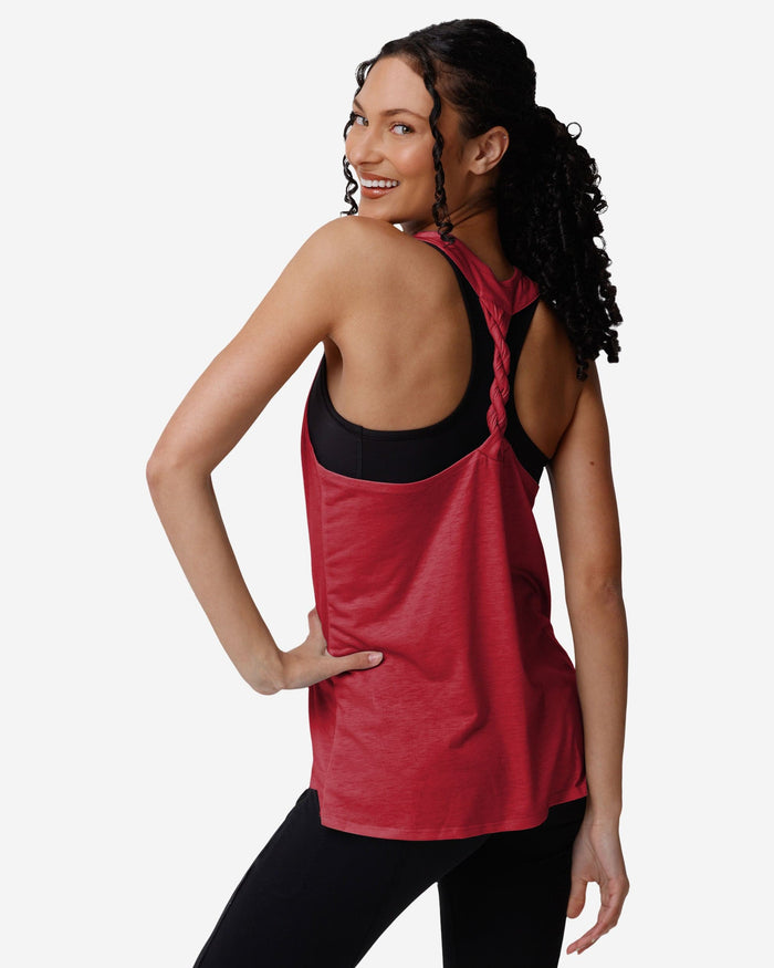 San Francisco 49ers Womens Team Twist Sleeveless Top FOCO - FOCO.com