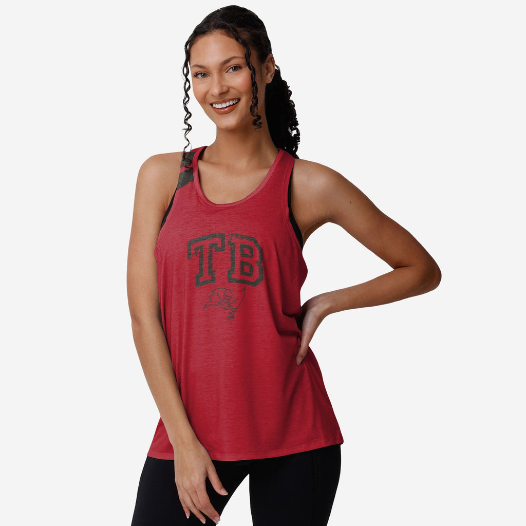 Tampa Bay Buccaneers Womens Team Twist Sleeveless Top FOCO S - FOCO.com