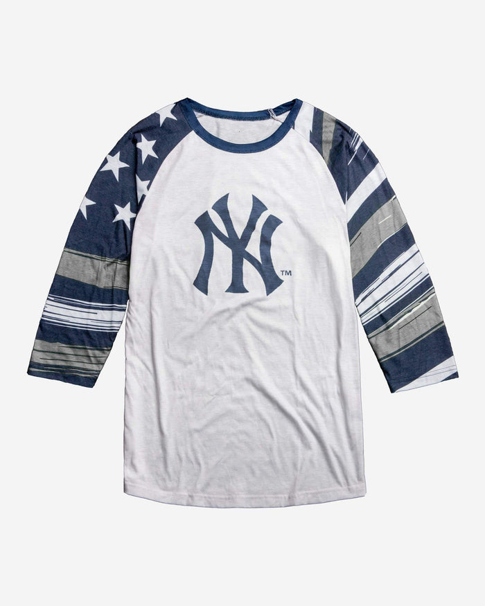 New York Yankees Americana Raglan T-Shirt FOCO - FOCO.com