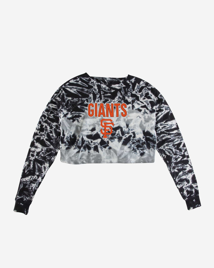 San Francisco Giants Womens Tie-Dye Rush Cropped Sweater FOCO - FOCO.com