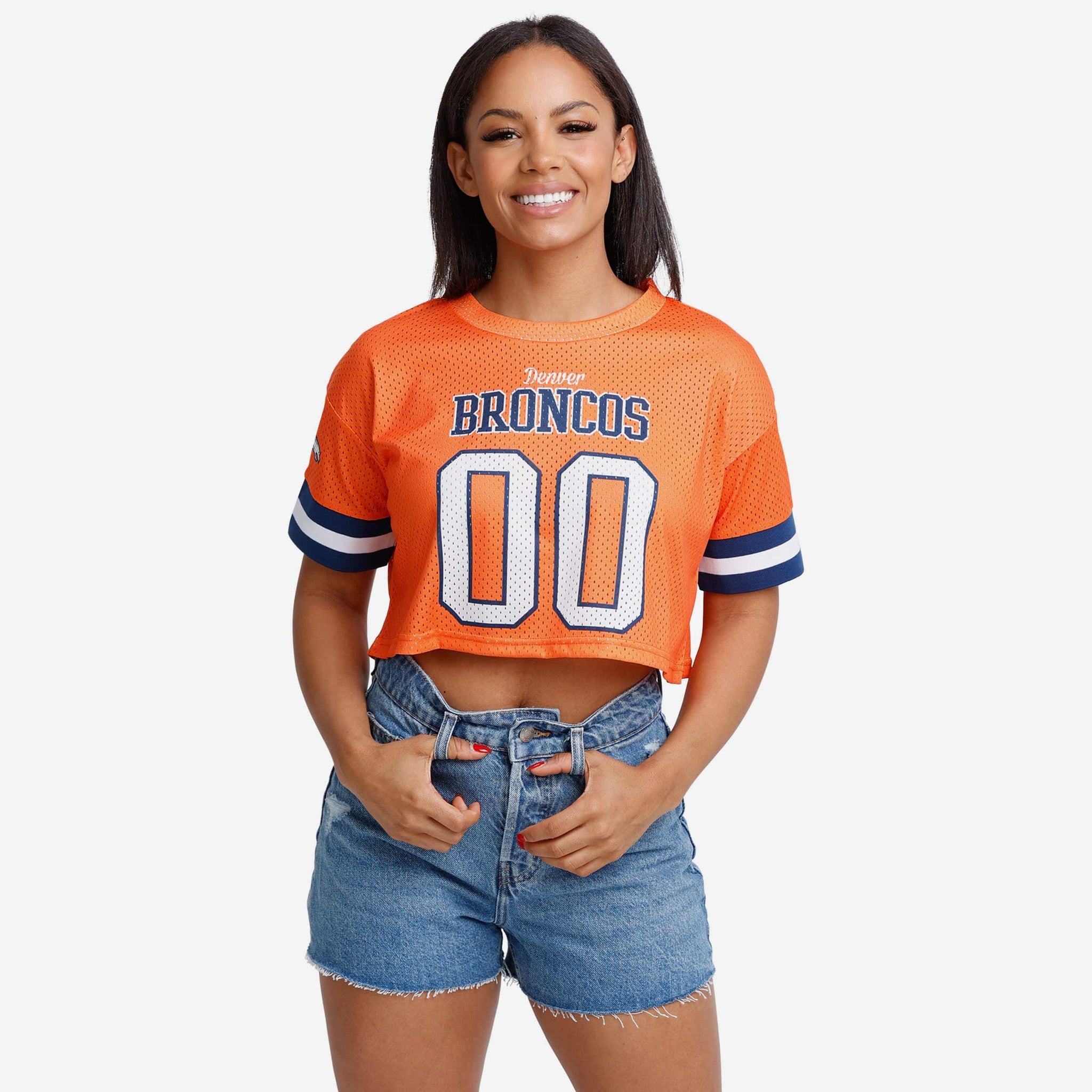 Denver Broncos Personalized NFL Swoosh American Baseball Jersey Shirt Gift  Men Women