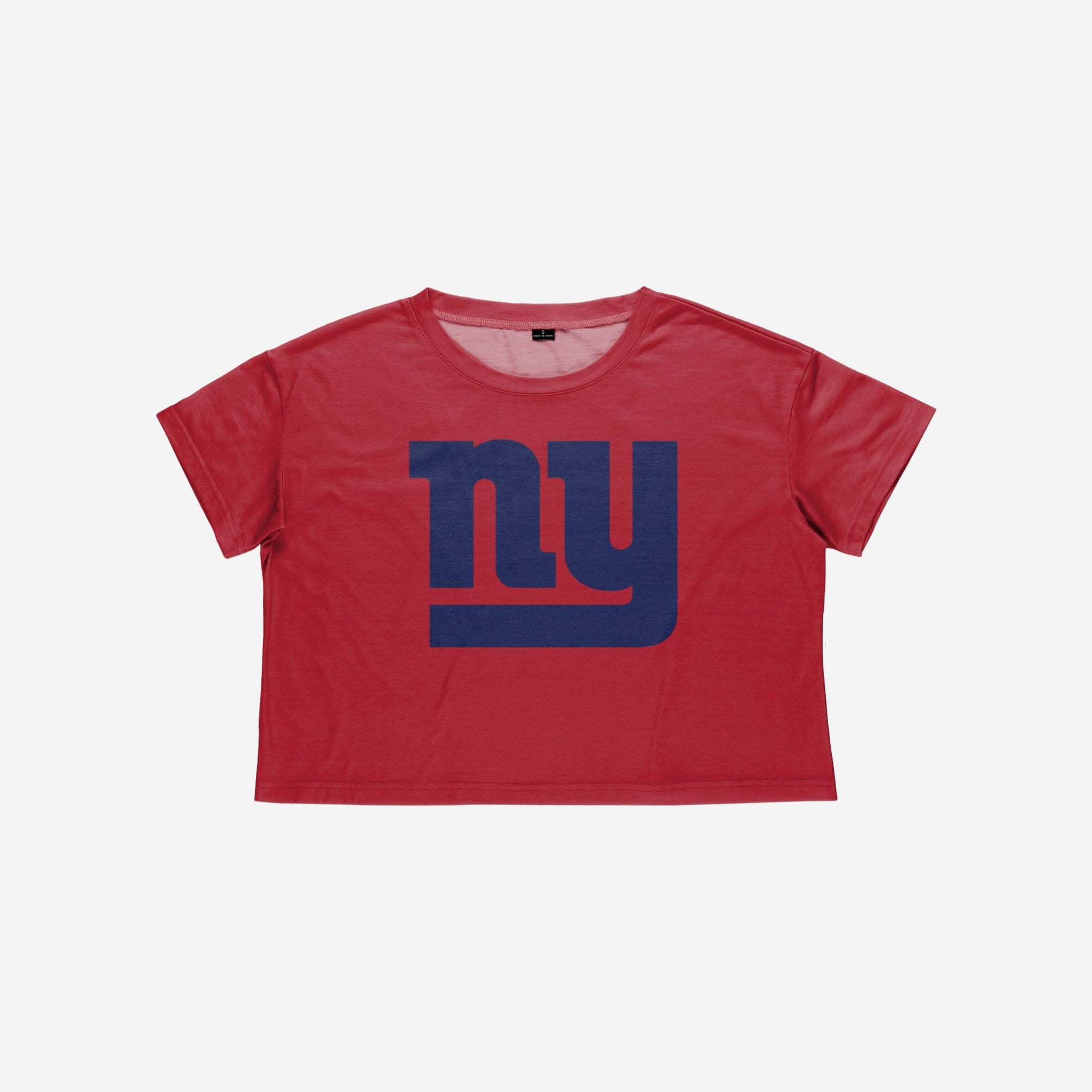 New York Giants Womens Cold Shoulder T-Shirt FOCO