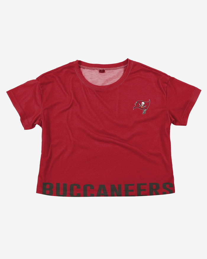 Tampa Bay Buccaneers Womens Bottom Line Crop Top FOCO - FOCO.com