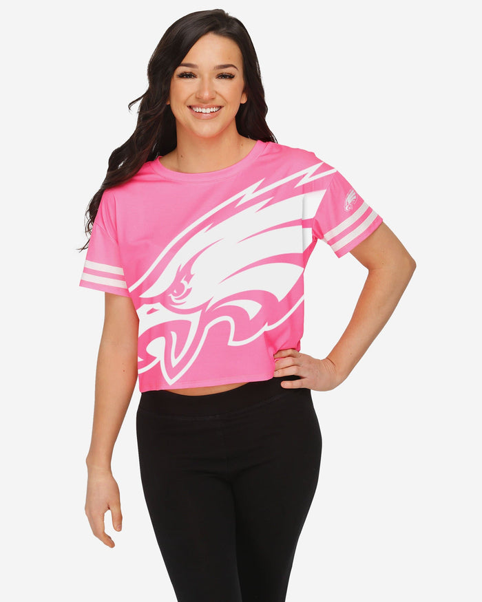 Philadelphia Eagles Womens Highlights Crop Top FOCO S - FOCO.com