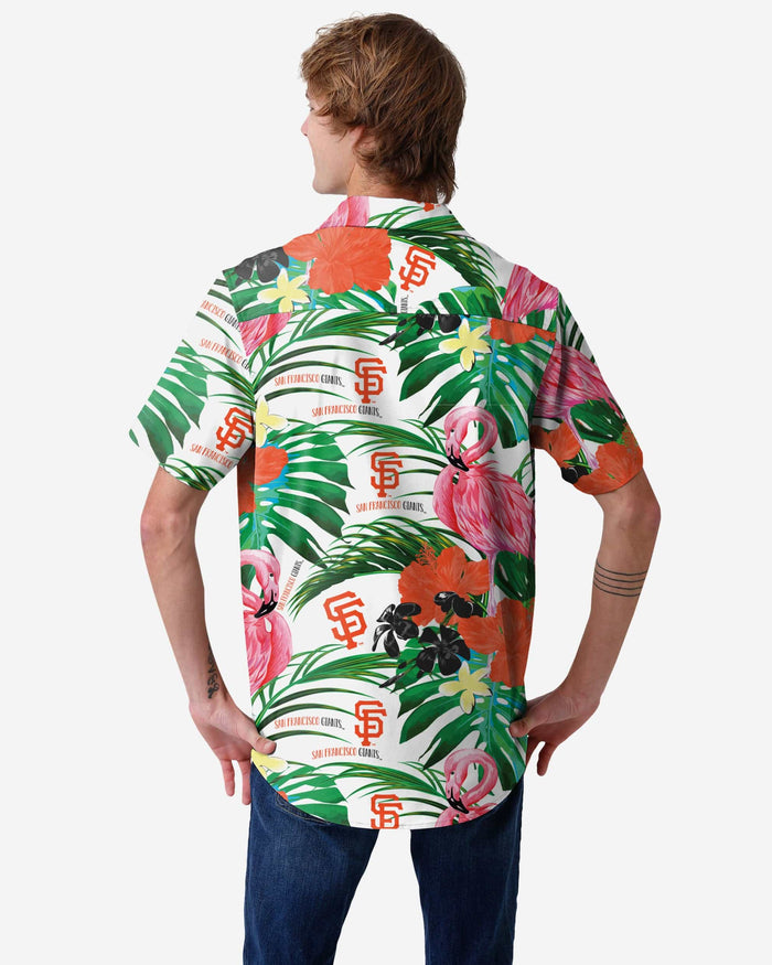 San Francisco Giants Flamingo Button Up Shirt FOCO - FOCO.com