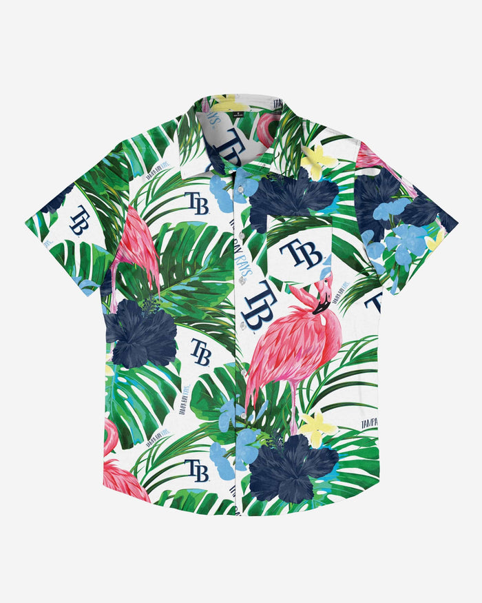 Tampa Bay Rays Flamingo Button Up Shirt FOCO - FOCO.com