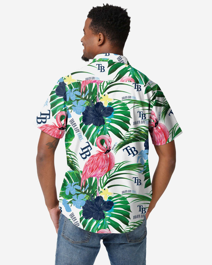 Tampa Bay Rays Flamingo Button Up Shirt FOCO - FOCO.com