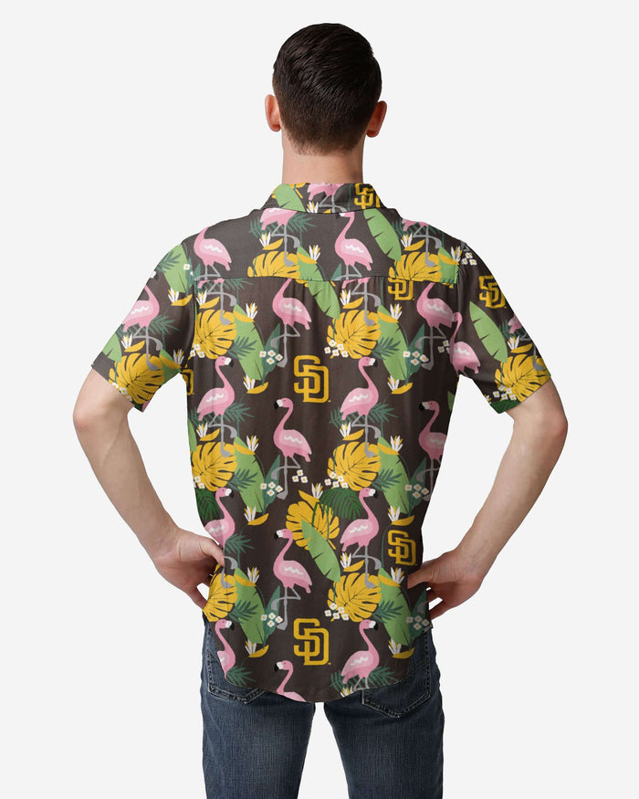 San Diego Padres Floral Button Up Shirt FOCO - FOCO.com