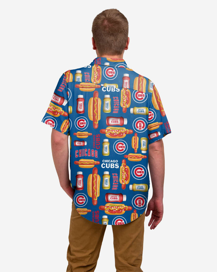 Chicago Cubs Grill Pro Button Up Shirt FOCO - FOCO.com