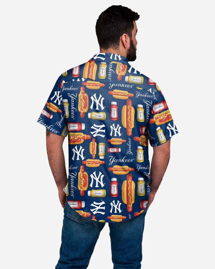 New York Yankees Grill Pro Button Up Shirt FOCO - FOCO.com