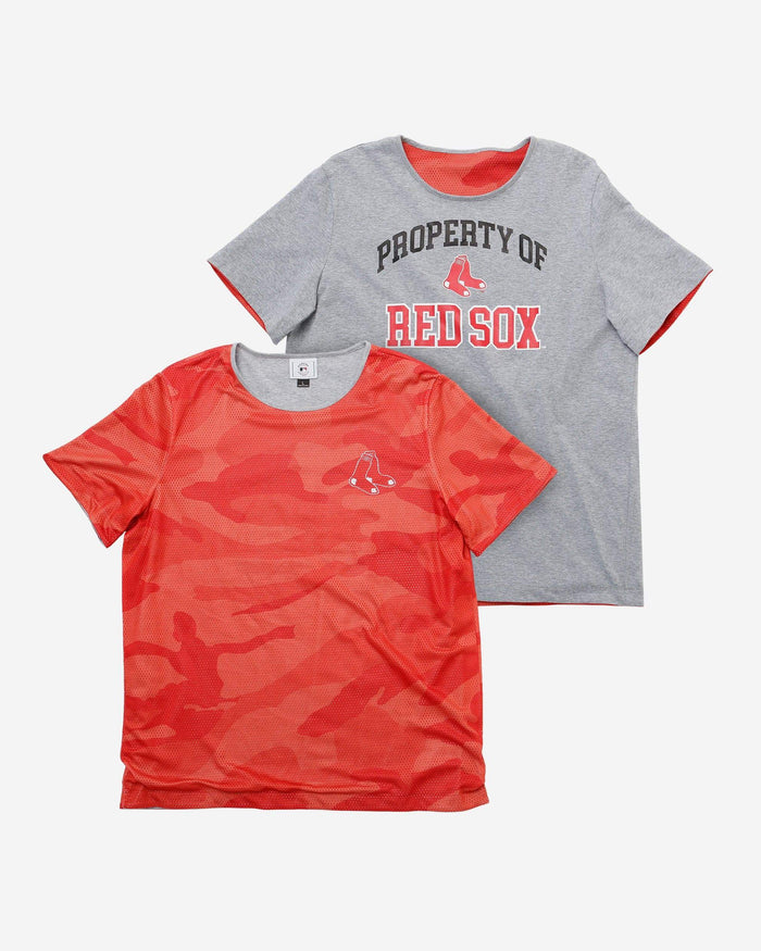 Boston Red Sox Reversible Mesh Matchup T-Shirt FOCO - FOCO.com