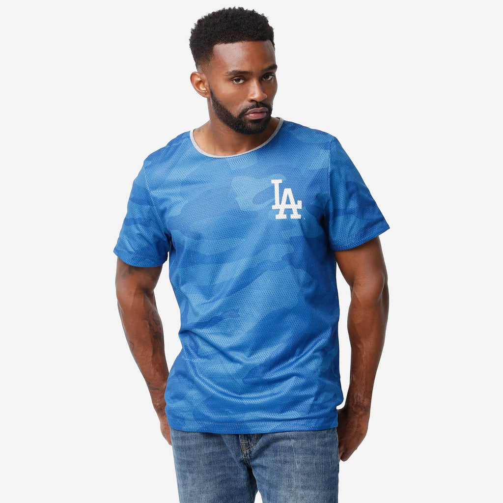 Los Angeles Dodgers Reversible Mesh Matchup T-Shirt FOCO S - FOCO.com