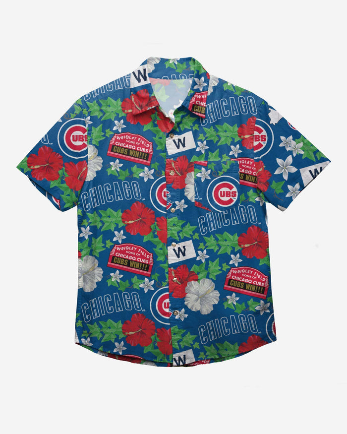 Chicago Cubs City Style Button Up Shirt FOCO - FOCO.com