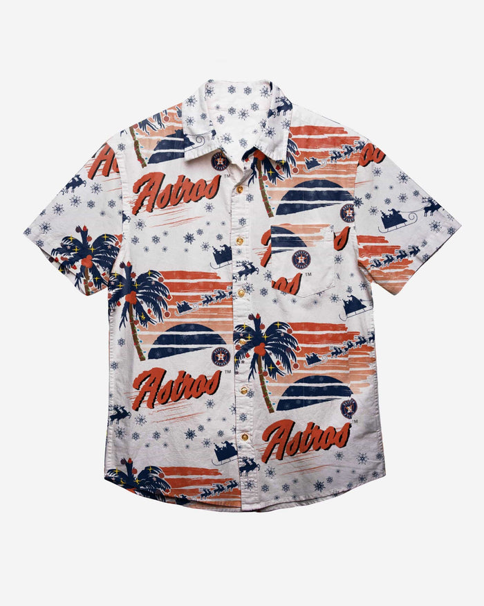 Houston Astros Winter Tropical Button Up Shirt FOCO - FOCO.com