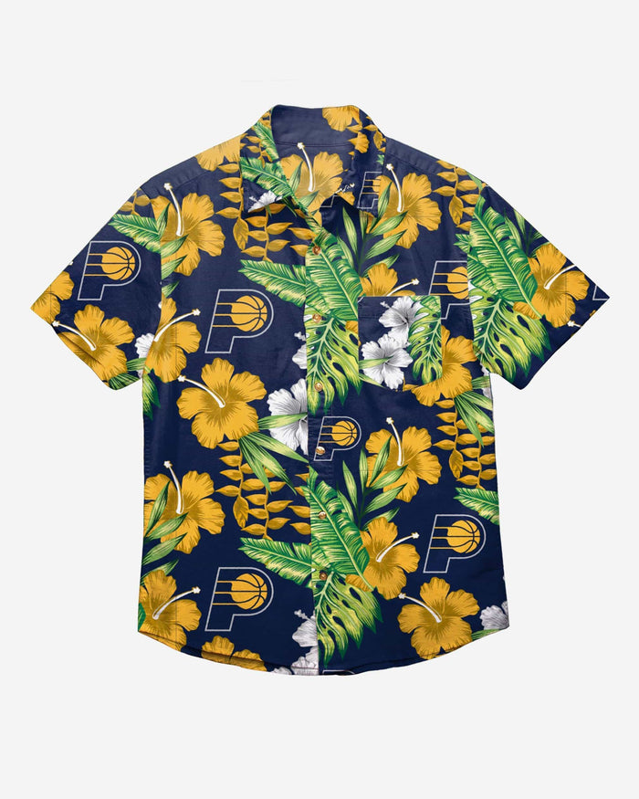 Indiana Pacers Floral Button Up Shirt FOCO - FOCO.com