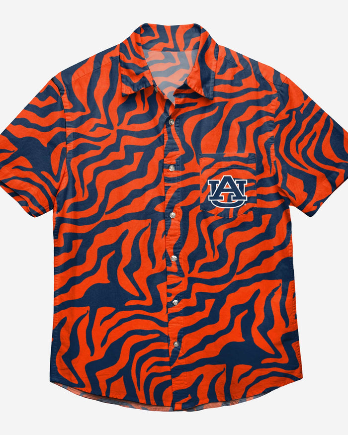 Auburn Tigers Thematic Button Up Shirt FOCO - FOCO.com