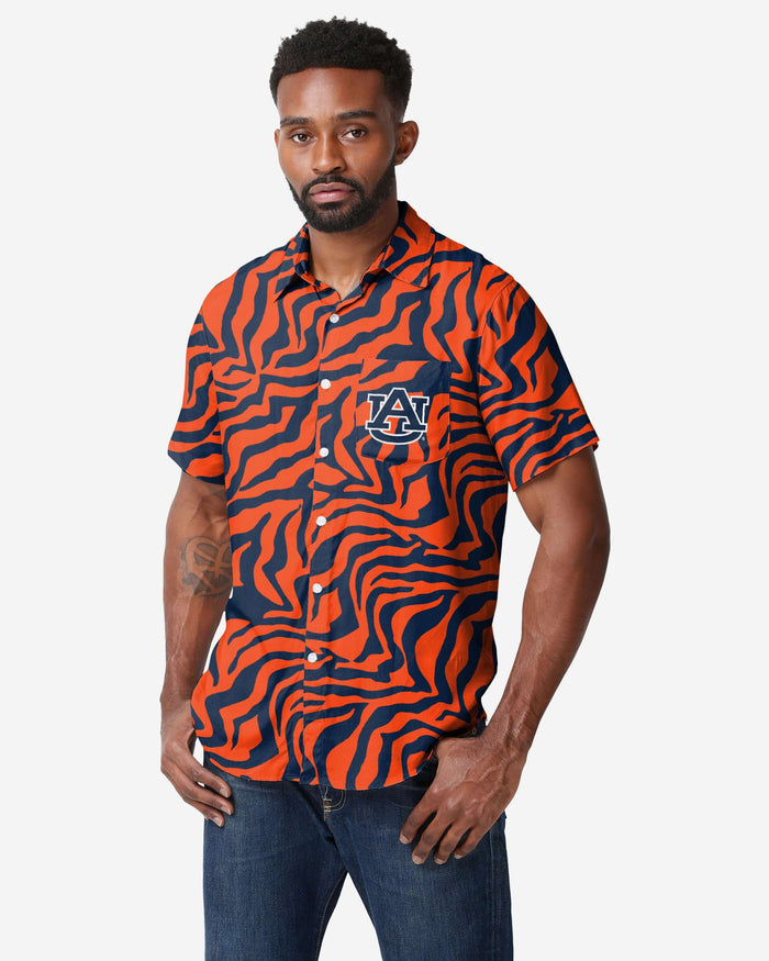 Auburn Tigers Thematic Button Up Shirt FOCO S - FOCO.com