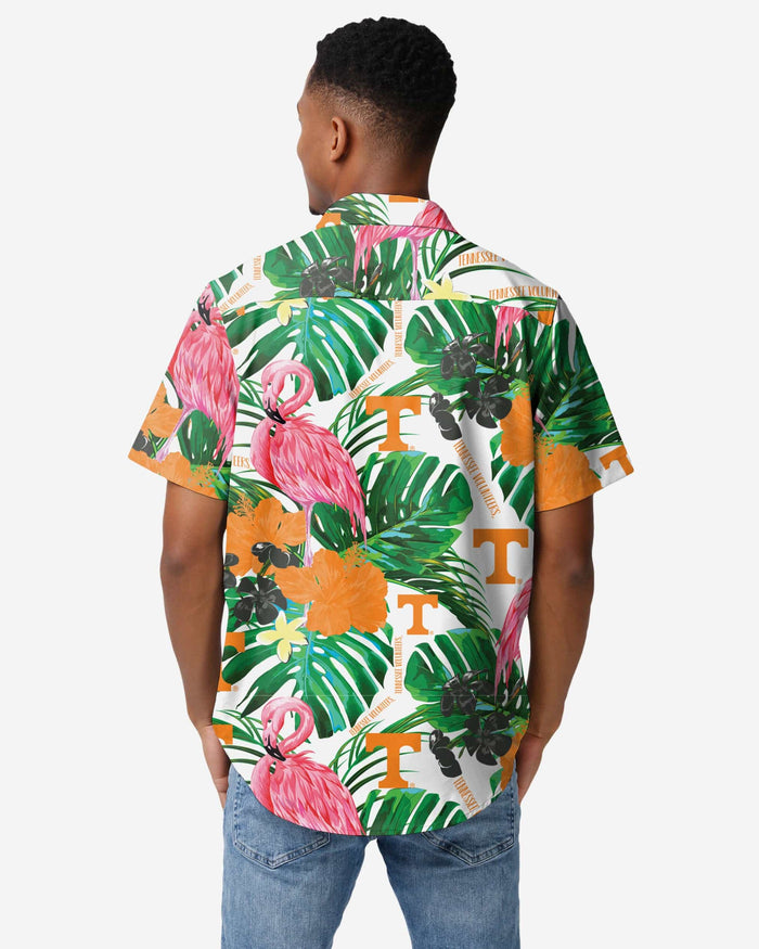 Tennessee Volunteers Flamingo Button Up Shirt FOCO - FOCO.com