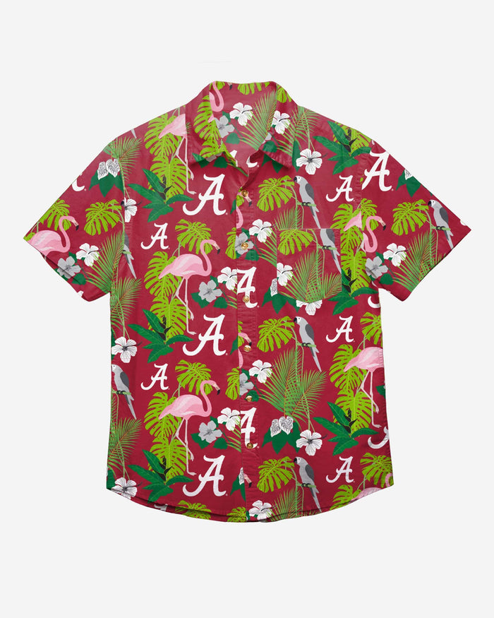 Alabama Crimson Tide Floral Button Up Shirt FOCO - FOCO.com