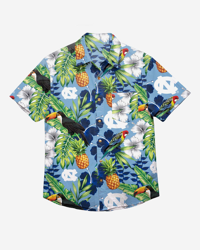 North Carolina Tar Heels Floral Button Up Shirt FOCO - FOCO.com