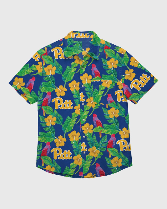 Pittsburgh Panthers Floral Button Up Shirt FOCO - FOCO.com