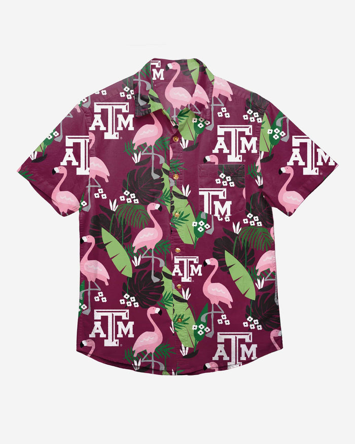 Texas A&M Aggies Floral Button Up Shirt FOCO - FOCO.com