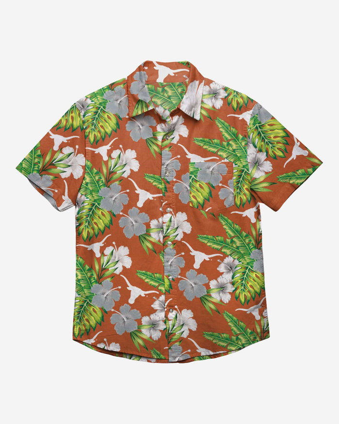 Texas Longhorns Original Floral Button Up Shirt FOCO - FOCO.com