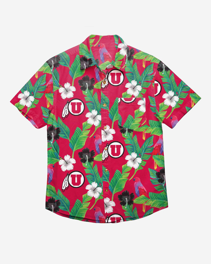 Utah Utes Floral Original Button Up Shirt FOCO - FOCO.com