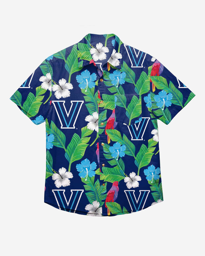 Villanova Wildcats Floral Button Up Shirt FOCO - FOCO.com
