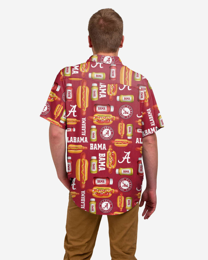 Alabama Crimson Tide Grill Pro Button Up Shirt FOCO - FOCO.com