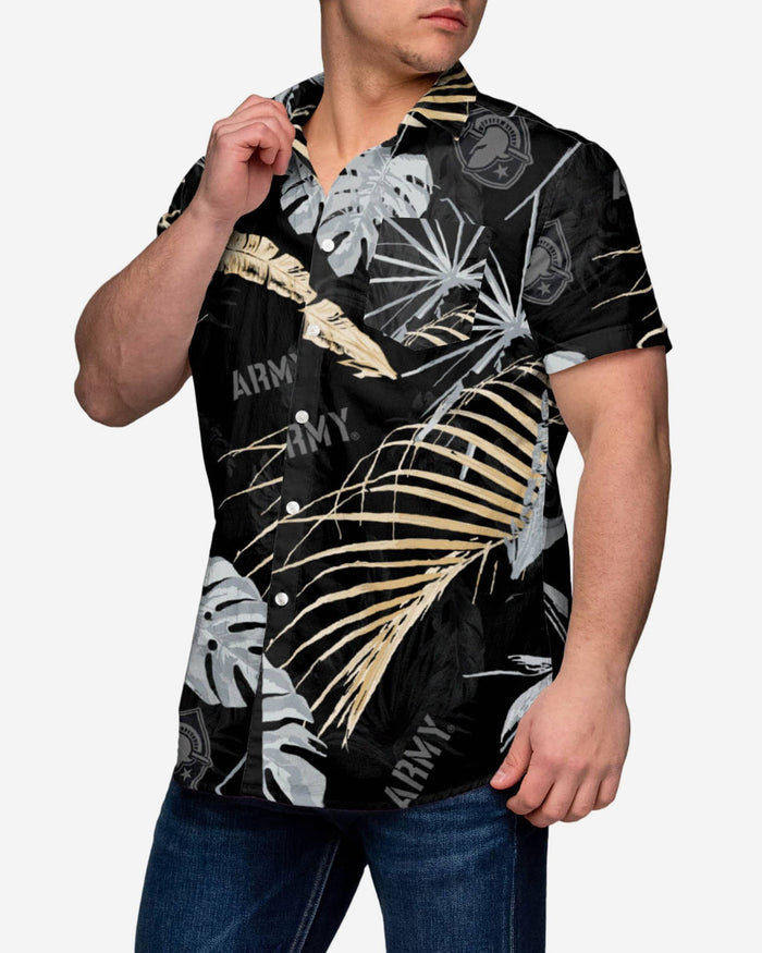 Army Black Knights Neon Palm Button Up Shirt FOCO S - FOCO.com