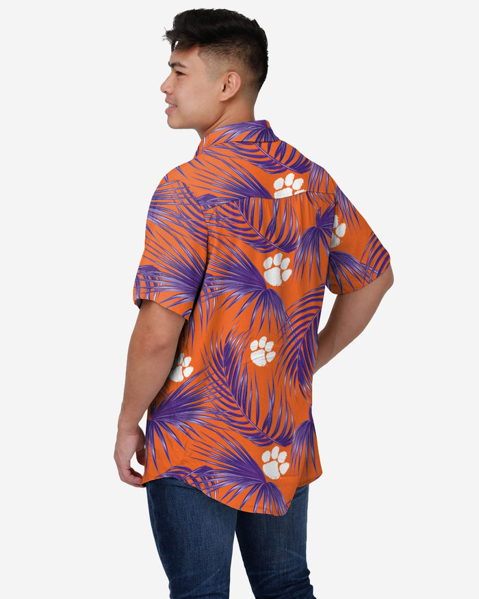 Clemson Tigers Hawaiian Button Up Shirt FOCO - FOCO.com
