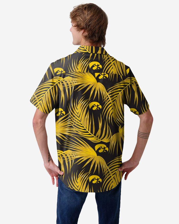 Iowa Hawkeyes Hawaiian Button Up Shirt FOCO - FOCO.com