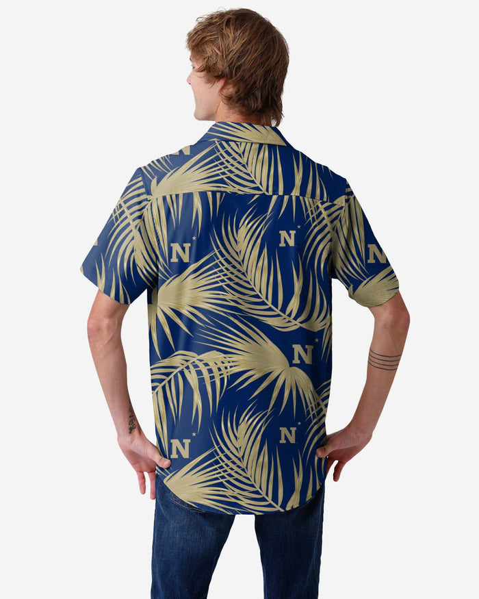 Navy Midshipmen Hawaiian Button Up Shirt FOCO - FOCO.com
