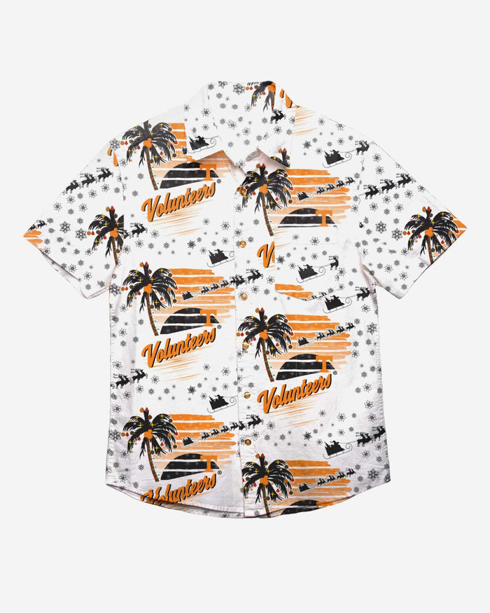 Tennessee Volunteers Winter Tropical Button Up Shirt FOCO - FOCO.com