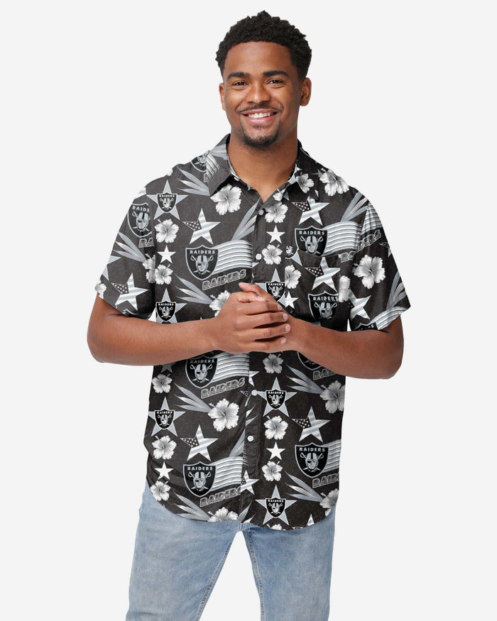 Las Vegas Raiders Americana Button Up Shirt FOCO S - FOCO.com