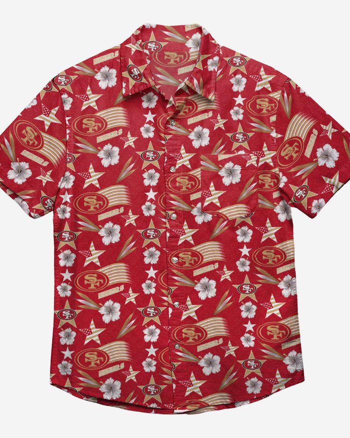 San Francisco 49ers Americana Button Up Shirt FOCO - FOCO.com