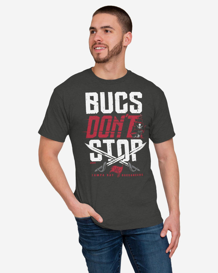 Tampa Bay Buccaneers Bucs Don't Stop T-Shirt FOCO S - FOCO.com